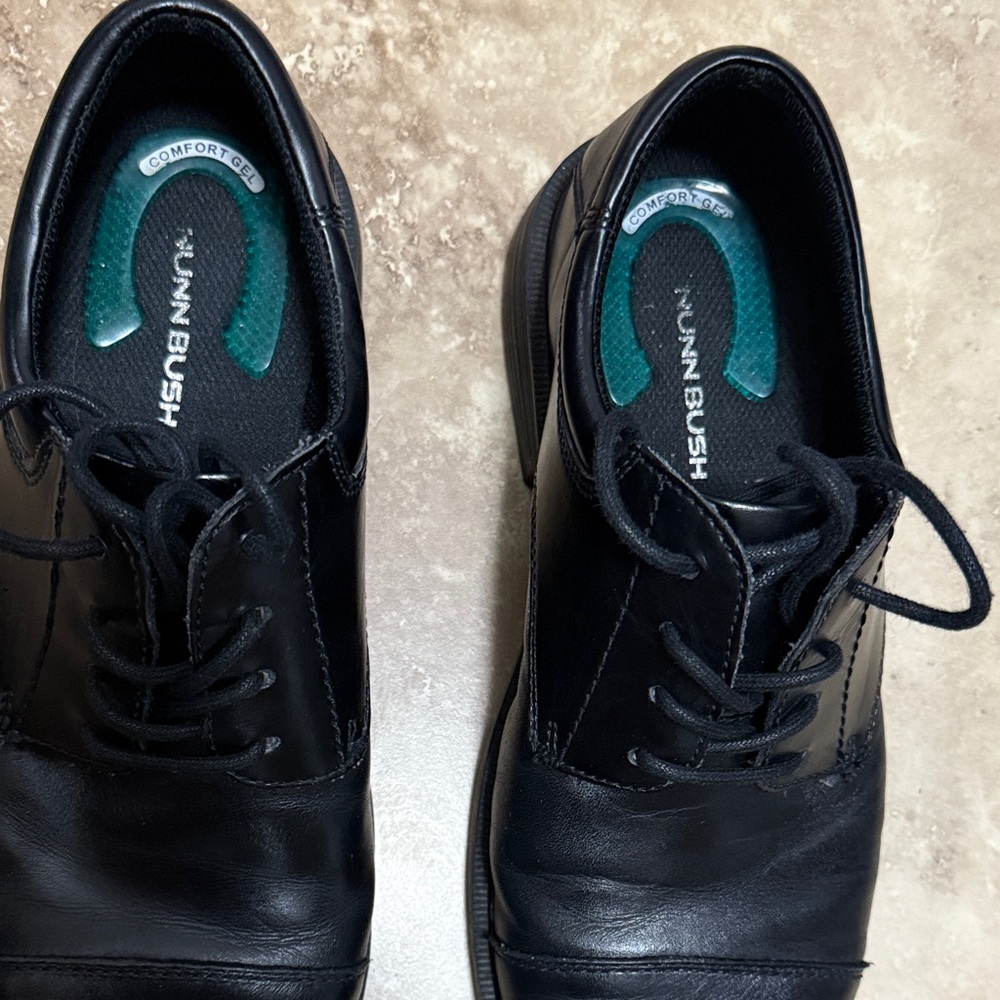 Nunn Bush Black Leather Oxfords